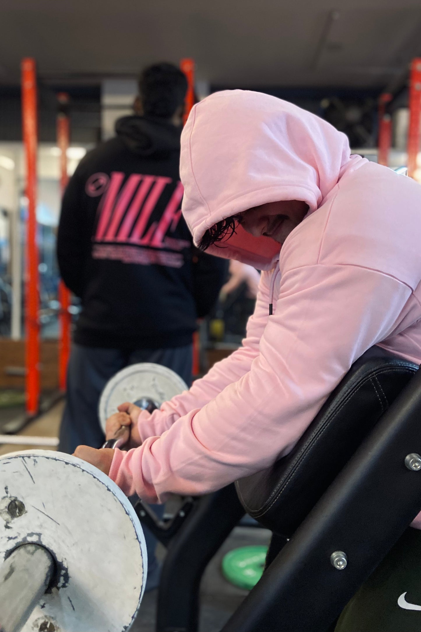 MILF Hoodie- Light Pink