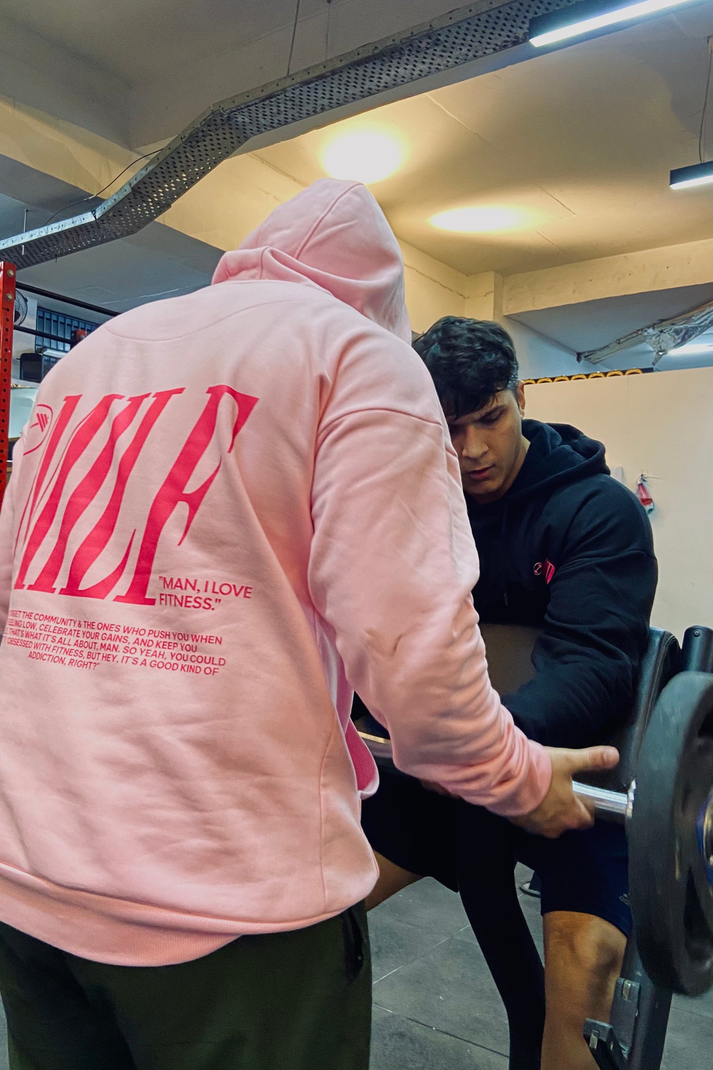 MILF Hoodie- Light Pink