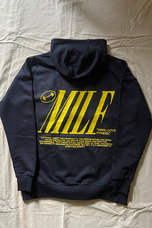 MILF Hoodie- Navy Blue