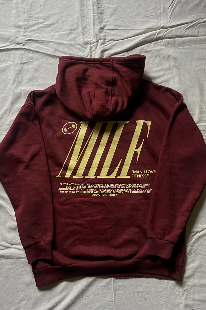 MILF Hoodie- Maroon